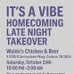Homecoming Late Night Takeover event image