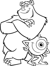 Monster Pictures For Kids Monsters 3 Monster Coloring Pages Disney Coloring Pages Coloring Pictures