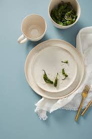 Plates & bowls for the starter and main course and cans for spices & soup spoon together with matching cutlery and glasses require a lot of space to the economical play of plates and bowls is important. Wabi Sabi Trend Vault