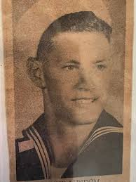 Road to Memorial Day #10 WWII. Seaman 2nd Class, Johnny Leo Windom, US  Navy. Birth unknown, Died 11-25-1943. Declared dead while missing in  action. Over 900 soldiers were killed when the aircraft