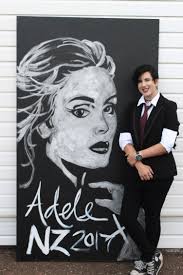 Glittering Adele artwork to raise funds for child charity