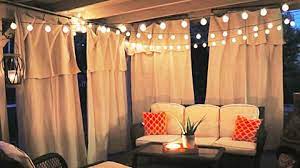 Pocket panels work well if you need to install curtains on an arched structure. Diy Drop Cloth Patio Curtains