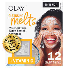 Amazon.com: Olay Cleansing Melts + Limpiador facial con vitamina C, 12  unidades, lavado facial activado por agua limpia, tonifica y refresca la  piel : Belleza y Cuidado Personal