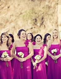 Fuchsia Bridesmaid Dresses Wedding Party Picture Magenta Wedding Bridesmaid Fuschia Wedding