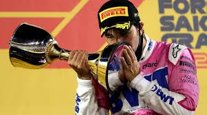 Sergio perez wins for first time ever after lewis hamilton's replacement george russell suffers sergio perez won his first ever formula one race in the sakhir grand prix esteban ocon finished second while racing point's lance stroll came third Perez Wins Bahrain Grand Prix In 1st F1 Victory Asharq Al Awsat