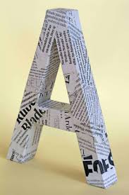 Una solución decorativa muy versátil que además podrás coge la plantilla de la letra que quieres utilizar y traza el contorno en el cartón con un lápiz. Como Hacer Letras Con Carton