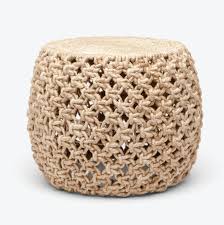 If you have a material of choice, look through a wide range of tables in different materials like marble, glass, wood, and metal. Angela Abaca Rope Coffee Table Mecox Gardens