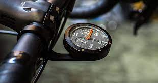 The Omata One Bicycle Speedometer Digitally Measures Speed Distance Time And Ascension And Displays It On An Old School Face