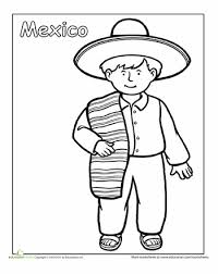 Multicultural Coloring Mexico Worksheet Education Com Mexico Coloring Pages Detailed Coloring Pages