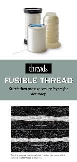 Fusible Thread Threads Sewing Hacks Thread Sewing