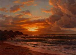 Ivan Fedorovich Choultse Tramonto Sul Mare Paesaggi Tramonti Beautiful