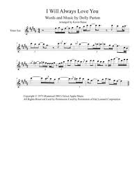 Como é de costume explico. I Will Always Love You Tenor Sax Solo By Whitney Houston Digital Sheet Music For Individual Part Sheet Music Single Solo Part Download Print H0 228743 370670 Sheet Music Plus