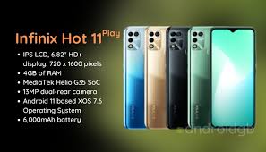 Infinix Hot 11 Play 64GB+4GB - Givt Mobile
