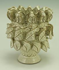 From Single Balls of Clay, Paul S. Briggs 'Hand-Turns' Leafy Vessels —  Colossal