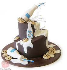 Milk And Cookies Cake Birthday Cakes Cake Gravity Cake Cake Cookies