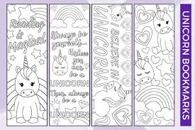 You will have full access to this printable as well as my complete private printable library! Free Printable Unicorn Bookmarks To Color