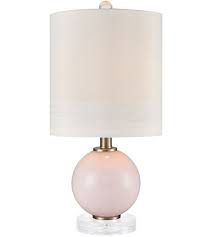 Dimond Lighting D4024 Fay 20 Inch 100 Watt Pale Pink Table Lamp Portable Light