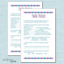 Babies recognize their mother's voice at birth. Instant Download Twin Trivia Baby Shower Game For Boy Girl Etsy In 2021 Twins Baby Shower Baby Shower Games Baby Shower