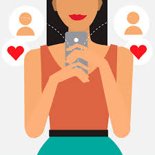 100 percent free to send & read messages. Free Vector Online Dating And Messaging Illustration