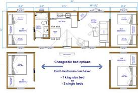 This cabin was custom designed & built for a wonderful couple in south dakota. 12x32 Cabin Floor Plans Two Bedrooms Click Floor Plan For A Larger Image Cabin Floor Plans Shed House Plans Tiny House Floor Plans