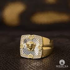 Glam H1 Rings For Men Mens Rings Fashion Mens Wedding Rings Gold