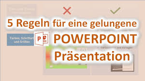 Die restlichen präsentationsbeispiele stammen von slideshare. 5 Regeln Fur Eine Powerpoint Prasentation Youtube