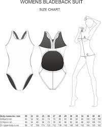 size charts h2otogs team club custom design swimsuits