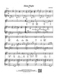 On a still and starry night (accompaniment tracks). Silent Night Solo Low Sally Deford Music