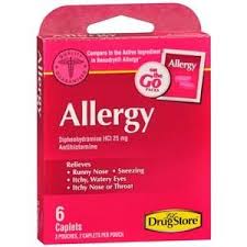 On The Go Allergy Relief Campare To The Active Ingredient In Benadryl Allergy Relieves Runny Nose Sneezing Itchy Water With Images Allergy Relief Allergies Runny Nose