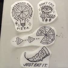 Ce467303bbd885daba5a6240717b85e0 Jpg 500 500 Pixels Food Tattoos Pizza Tattoo Bff Tattoos