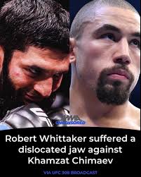 Robert Whittaker suffered a...