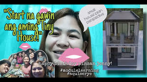 SMALL HOUSE PLAN PERSPECTIVE 🏡| TINY HOUSE| HAPPY BDAY JENNY| MODULE  LEARNING| MICHELLELALIC