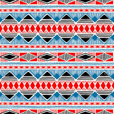 Caromio geometric fabric shower curtain, moroccan ogee patterned modern navy blue thai traditional batik style printed fabric with gold geomet geometric fabrics limited. Native Motifs Red Yellow Southwestern Vintage Jersey Knit Fabric 59x58 Multicolor Geometric Pattern Print Tribal Black Blues Craft Supplies Tools Sewing Fiber Delage Com Br
