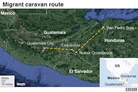 What hotels are in el salvador? Migrant Caravan Mexico Sends Police To Southern Border Bbc News