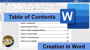 As you can see in the image below, the table of contents uses the heading styles in your document to determine where each section begins. Creating A Table Of Contents In Microsoft Word Youtube