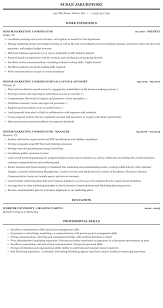 Senior Marketing Coordinator Resume Sample Mintresume