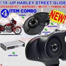 Harley Street Glide Diamond Audio Pro Speaker Amp Kit W Mspro65 Mo75t Horns 702motoringlasvegas
