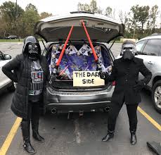 Welcome To The Dark Side Which Is The Fun Side Halloween Costumes For Kids Trunk Or Treat Kids Costumes