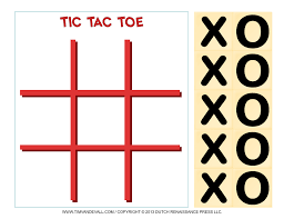 Pin On Tic Tac Toe Game Printables