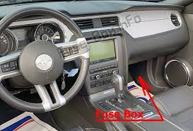 Fuse box diagram ford and shelby mustang; Fuse Box Diagram Ford Mustang 2010 2014