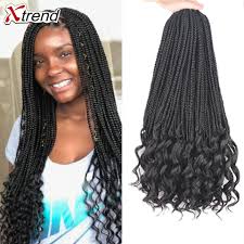 Check out our box braid extensions selection for the very best in unique or custom, handmade pieces from our hair magical, meaningful items you can't find anywhere else. Xtrend Crochet Hair Goddess Box Braids Synthetic Braiding Crotchet Braids Extensions Bohemian Braid Aliexpress