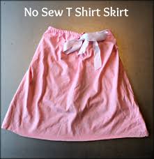 No Sew T Shirt Skirt Tutorial Easy And Perfect For Shoeboxes With Images How To Make Skirt Shirt Skirt Tutorial Refashion Clothes