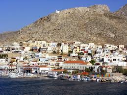 Λιμήν < αρχαία ελληνική , λιμήν. Kalymnos Pothia Vom Schiff Mapio Net