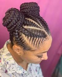 Hand drawn and converted into cutting files and clipart. 19 Box Braids With Bun Hairstyles Inspired Beauty Braided Bun Hairstyles Kids Braided Hairstyles Natural Hair Braids