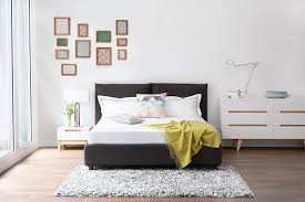 Bettgestell schwarz metall 90x200cm bett metallbett schlafzimmerbe tt modern: Polsterbetten Bequeme Gemutlich Und Modern Living At Home