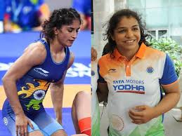 Geeta phogat (born 15 december 1988) is a freestyle wrestler who won india's first ever gold medal in wrestling at the commonwealth games in 2010. All Eyes On Vinesh Phogat And Sakshi Malik At Wrestling Nationals More Sports News Times Of India