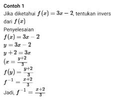 Memang ada banyak sekali fungsi dalam pelajaran matematika.dari sekian banyaknya fungsi pada matematika, yang paling menarik untuk dipelajari adalah fungsi komposisi dan juga fungsi invers. Pengertian Fungsi Komponen Dan Invers Beserta Contohnya Brainly Co Id