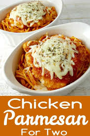 Chicken Parmesan Recipe For Two Is The Best Recipe Easy And Quick Too The Chicken Is Coa Night Dinner Recipes Chicken Parmesan Recipe Easy Parmesan Recipes