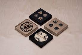 cnc切割 日本傳統符號杯墊 coasters coaster projects cool designs