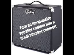 The cool thing about avatar cabinets is everything is fully customizable. Turn An Inexpensive Guitar Speaker Cabinet Into A Great Speaker Cabinet Youtube